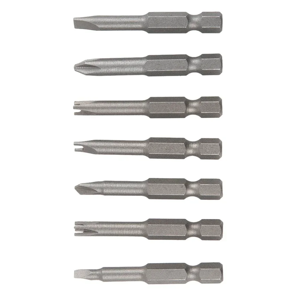 7pcs Special-Shaped Screwdriver Set PH2 U Y Shape Triangle 50mm Cross Three Points Screwdriver Bit Repair Installation