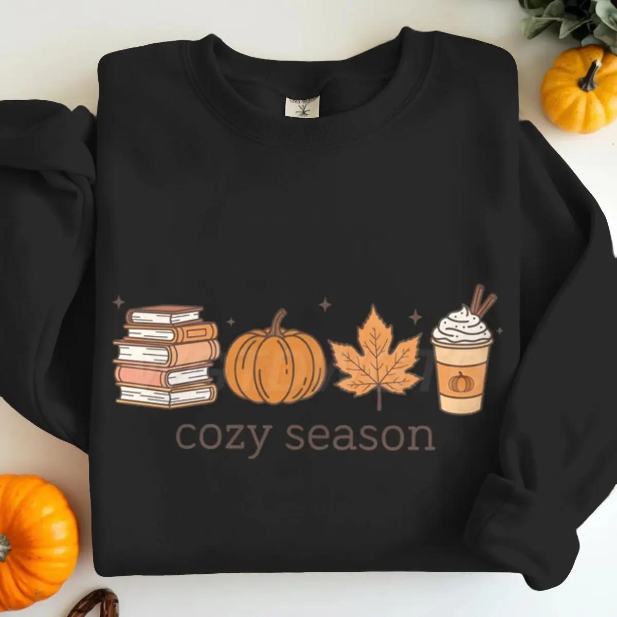 بلوزات موسم مريح للرجال والنساء كتب عاشق الخريف هدية بأكمام طويلة قميص المرأة اليقطين موسم الخريف القهوة البلوز