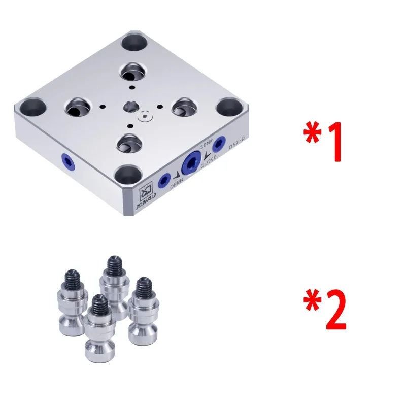 Mandrino manuale di posizionamento a punto Zero D52-D