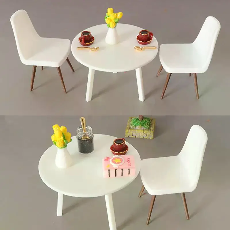 1/12 دمية مصغرة محاكاة كرسي صغير نموذج الأثاث اكسسوارات ل بيت الدمية ديكور الاطفال التظاهر اللعب اللعب هدية #5