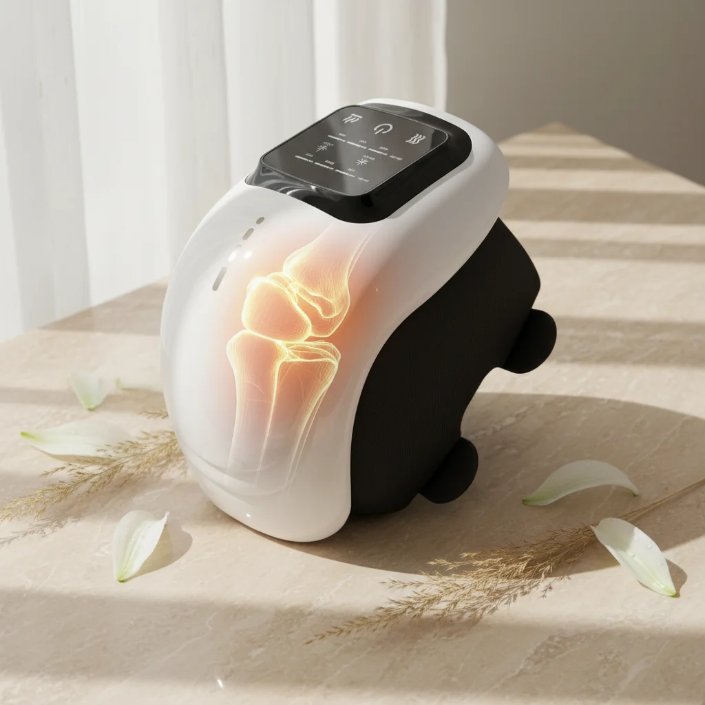 Personal Portable Smart Wireless Infrared Touch Large Heated Knee Massager