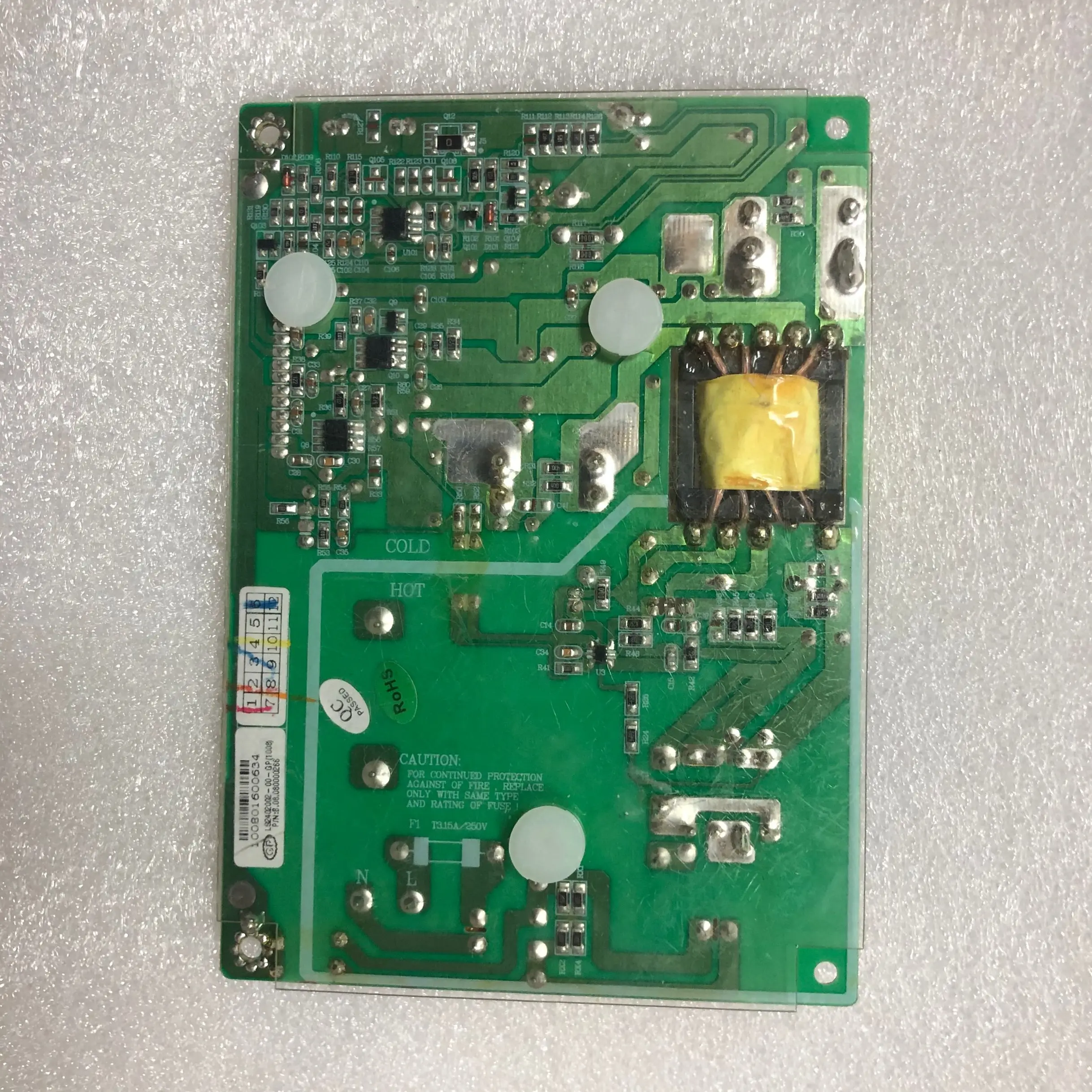 power board for  100% test LE-24W200 LS2402002E LS2402002-00-GP 890-PCO-2407 LS2402002