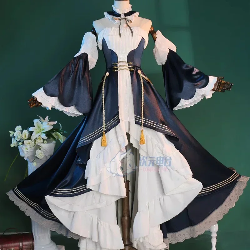 Costume de Cosplay Snow Ata ku pour Femme, Magnifique Robe de Princesse de Soirée, Chaussettes, Vêtements de Sauna, Uniformes Sexy, Vêtements d'Halloween, 2023