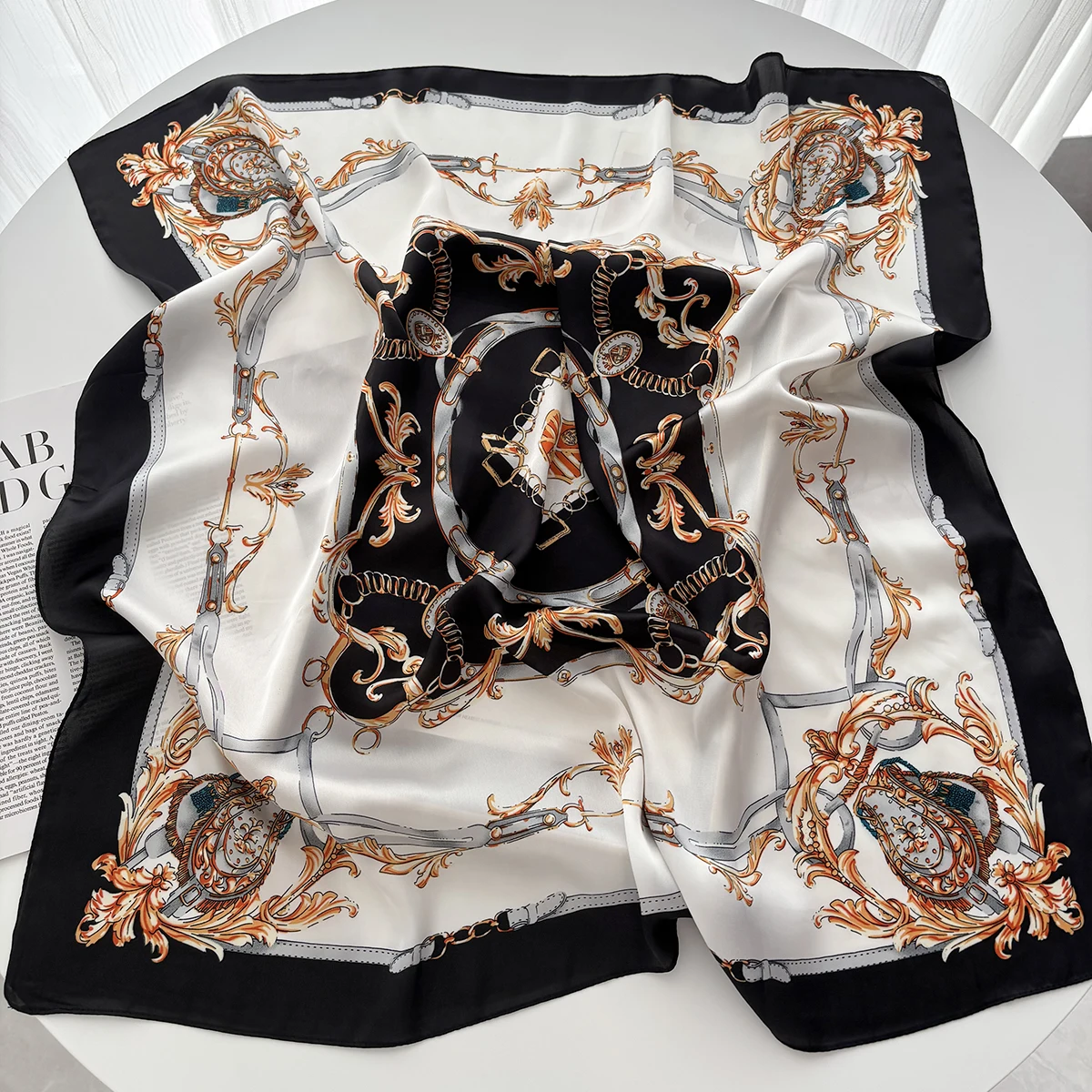 1PC Solid Color Square Scarf Women Luxury Beach Scarf Fashion Lady Hair Head Bandana Wraps Female Neckerchief Hijab Shawl