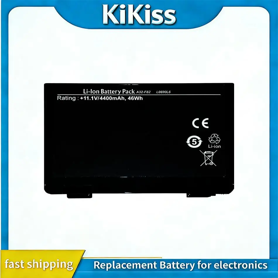 

Battery A32-F82 A32-F52 For Asus F52 F52Q F52D K40 K40E K40IN K40AB K40ID K50 K50E K50IN K60 K60IJ K70 K70IO X50 X50M X65 X70