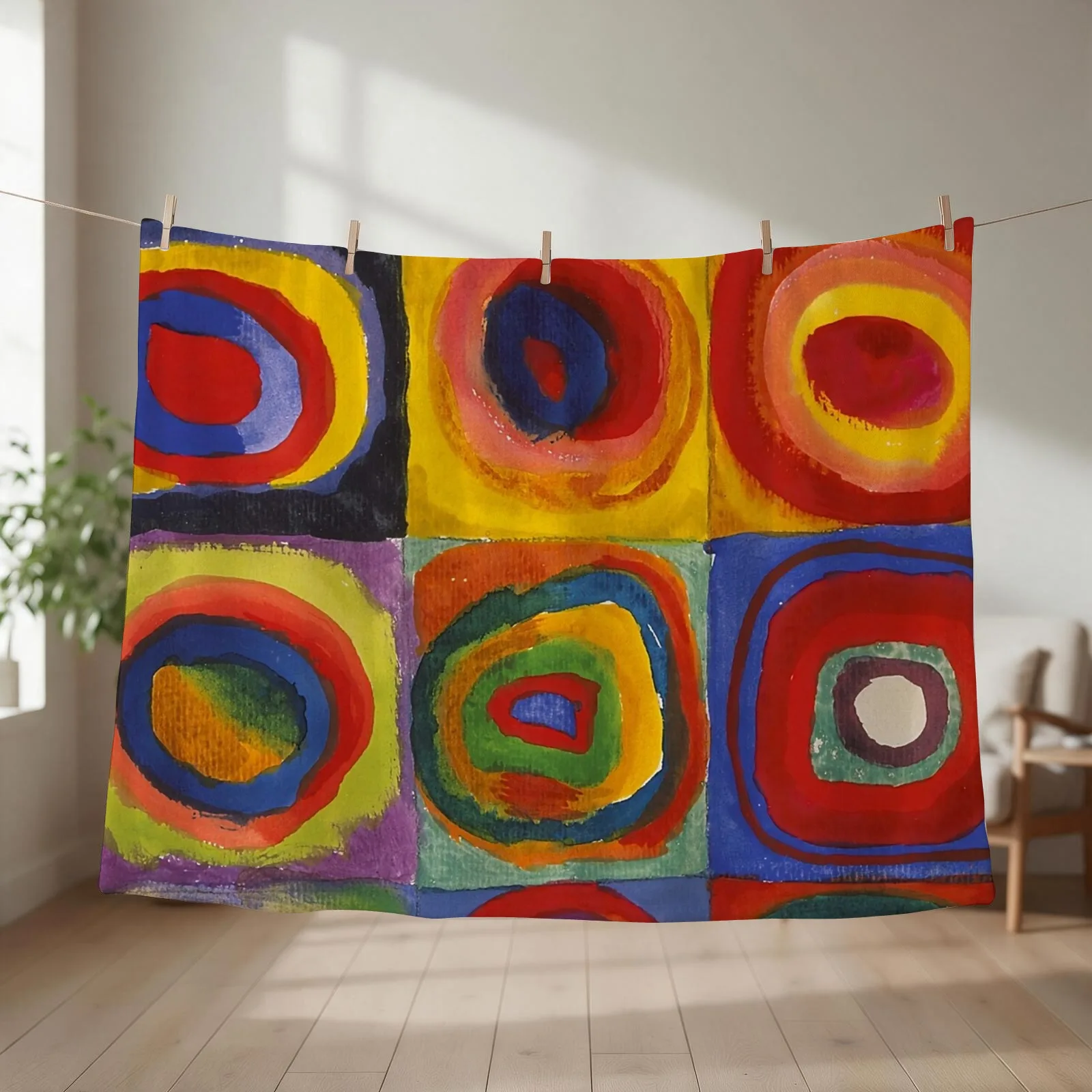 Wassily Kandinsky Throw Blanket Blankets For Baby Giant Sofa for babies warm winter Blankets