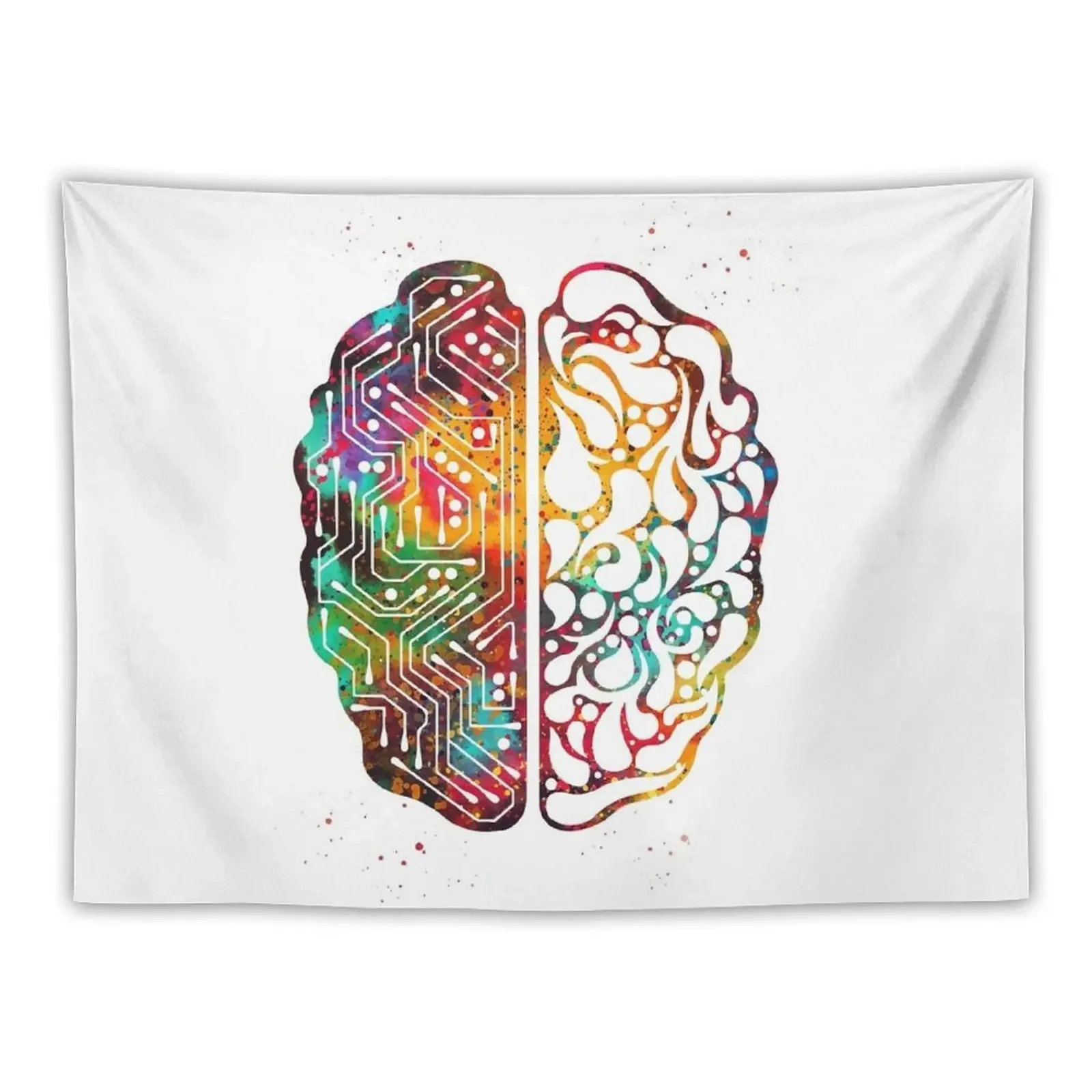 Artificial intelligence,Brain Anatomy Tapestry Home Decorators Bedroom Decor House Decorations Tapestry