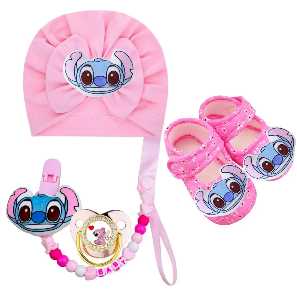 2026 Baby feeding gift set newborn mouth play gift baby chain clip baby hat newborn shoes baby feeding 0-6M view 2