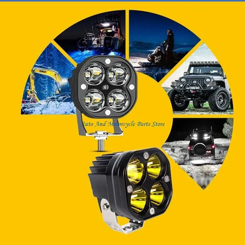 

P9FD Waterproof LED Work Light 9-30V 40W Vehicle Floodlight Waterproof Fog Lam