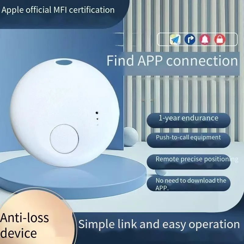 

Mini Tag Smart GPS Tracker For Ios For APPle Find My APP Tags Anti Lost Reminder Device Locator Car Key Pet Kids Finder
