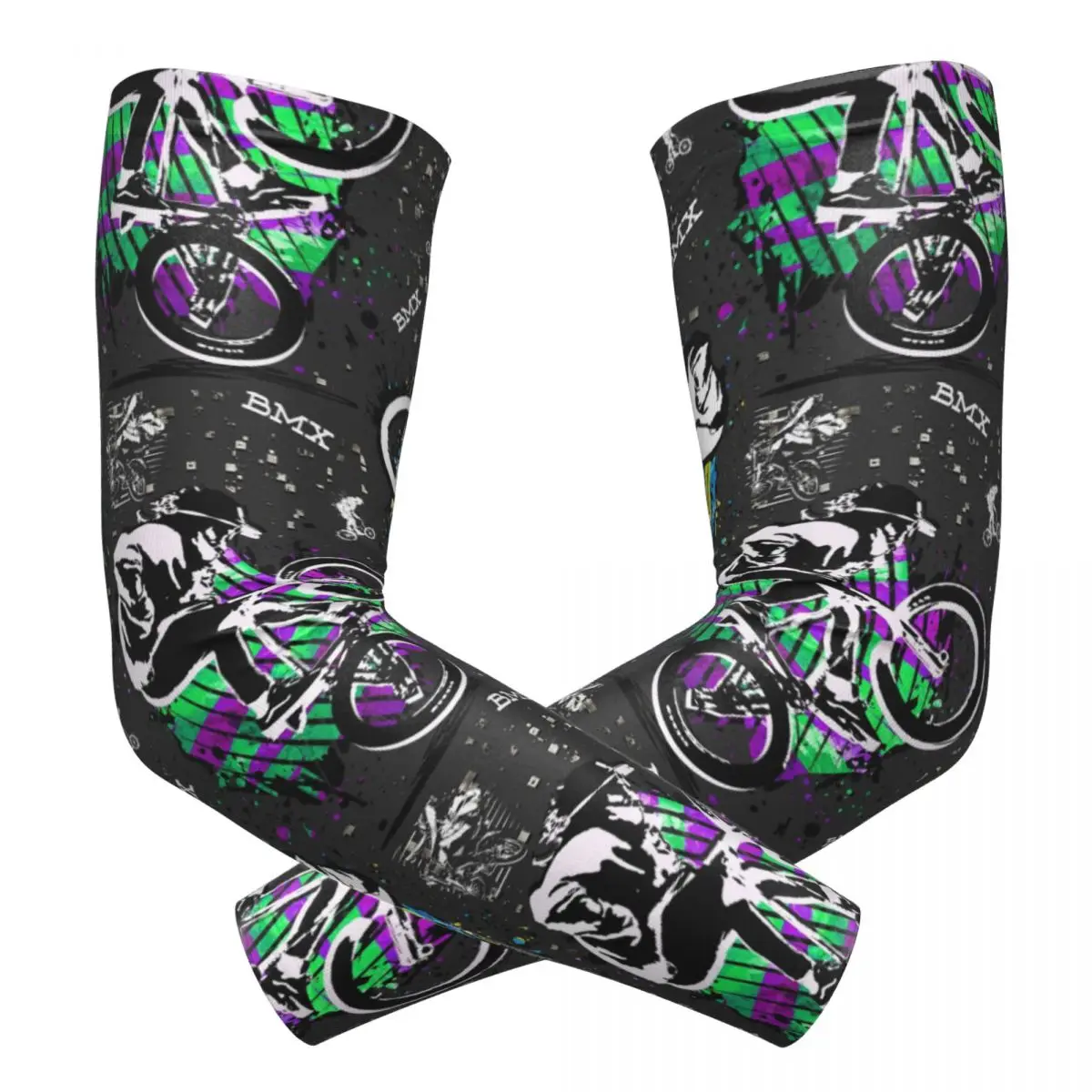 BMX 의류 BMX 프리스타일 야외 팔토시 자외선 차단 커버 여름 사이클링 타투 슬리브