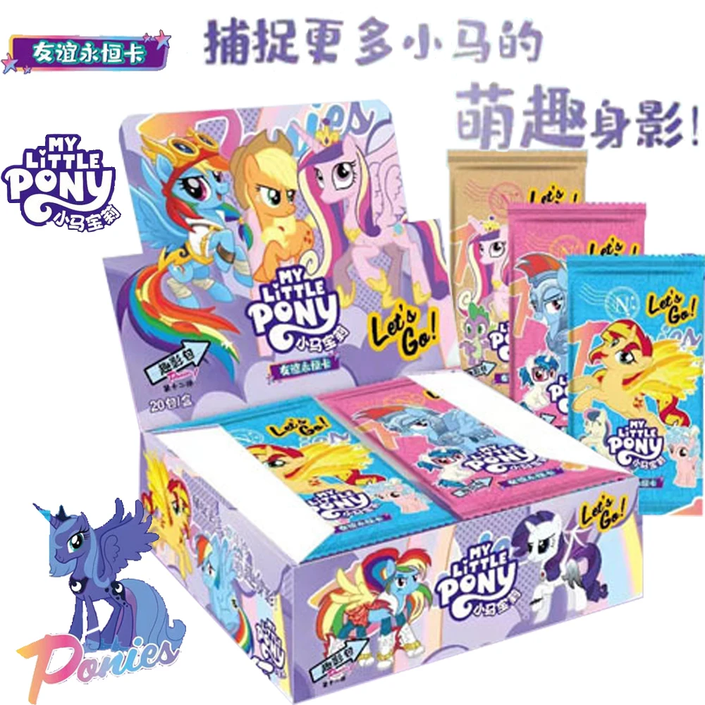 My Little Pony Collection Card For Child Fantasy Healing Animation Friendship Eternal Rainbow Dash Limited Game Card Table Toys