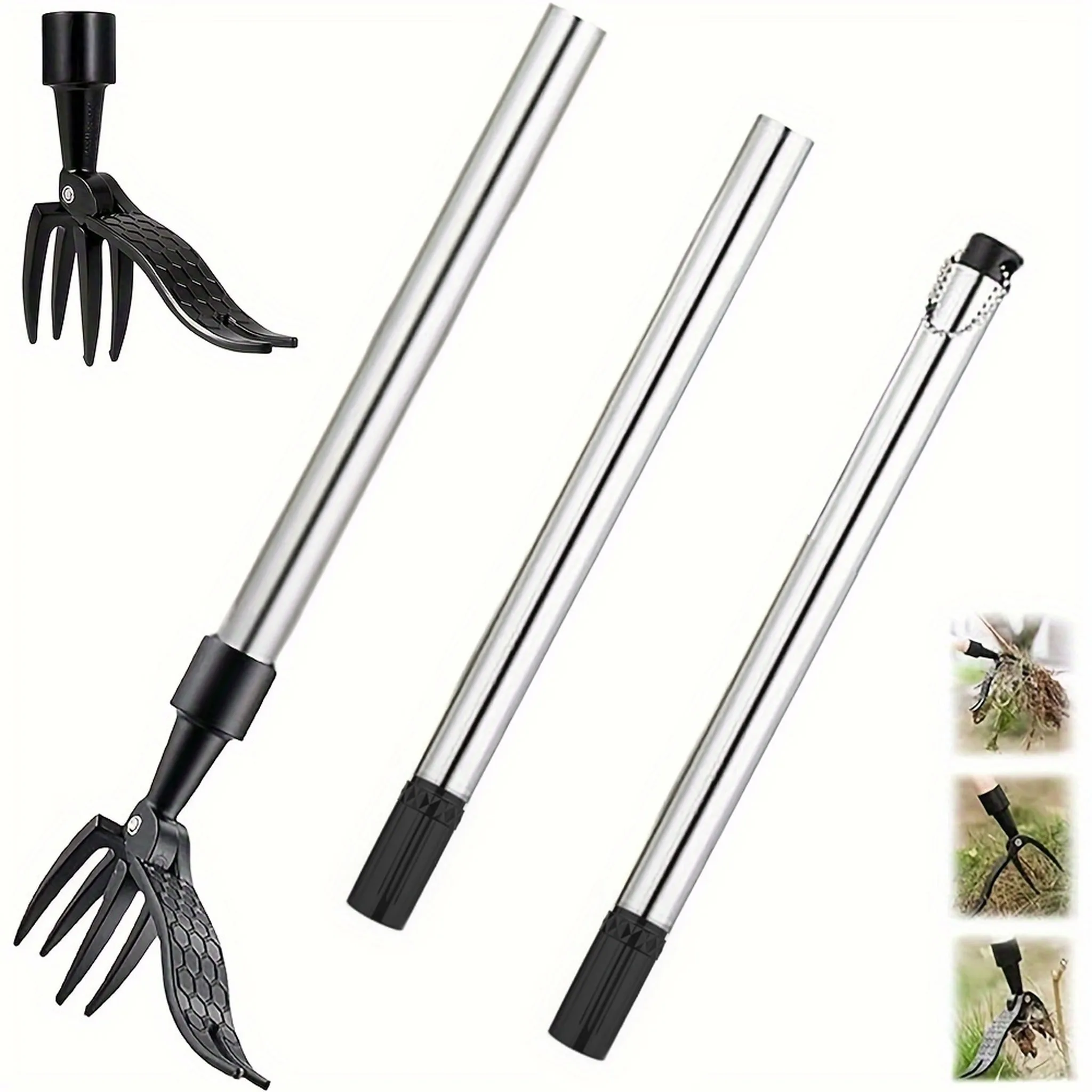 เครื่องดึงวัชพืชที่ถอดออกได้, เครื่องมือดึงวัชพืช, เครื่องมือดึงวัชพืช Stand Up Heavy Duty, เครื่องดึงวัชพืชด้ามยาว