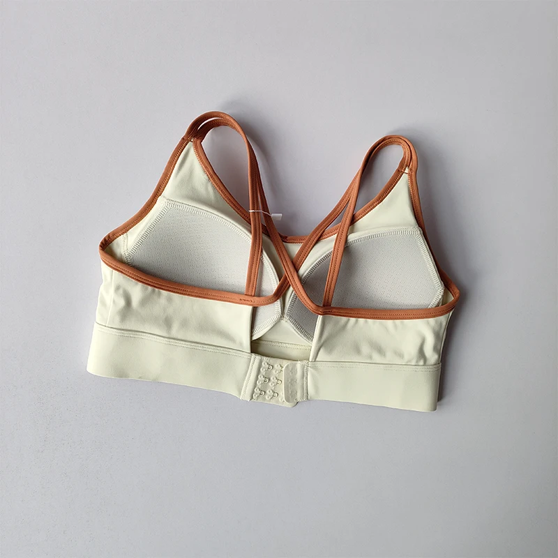 Damen Sport-BH Top Push-Up Fitness mit Polster Yoga-BH Unterwäsche Sport-Tops Aktivitäts-BHs Laufweste Fitnessbekleidung – Detail 6