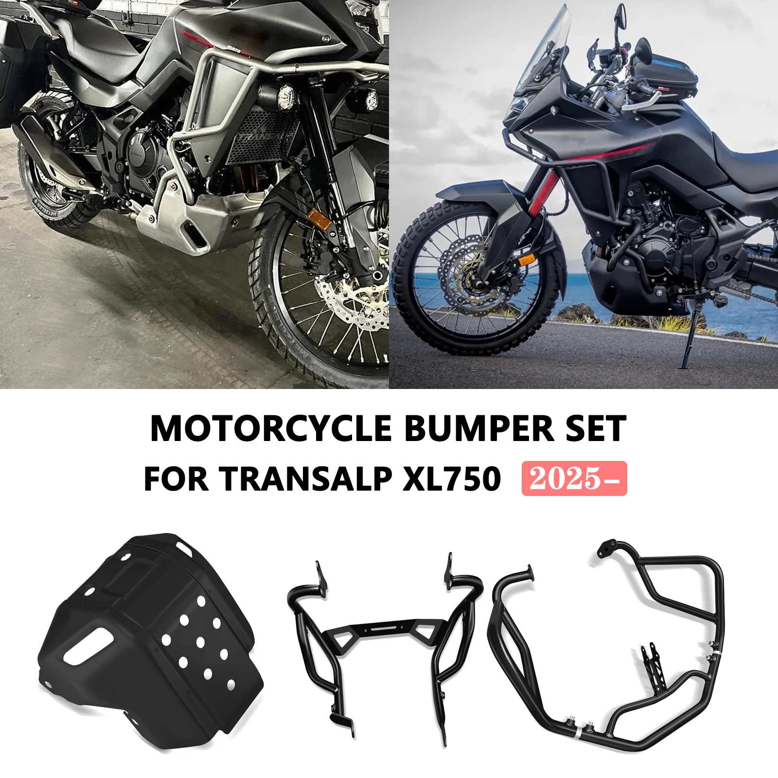 

Fit For XL750 Transalp 2025 XL750 2025 New Motorcycle Accessories Engine Guard Highway Crash Bar Frame Protection Bumper