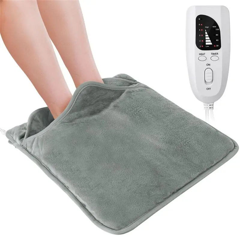 

AF90-Foot Warmer,Heated Foot Warmer Under Desk Heating Pad For Back Pain Relief,Electric Foot Warmer Heating Pad