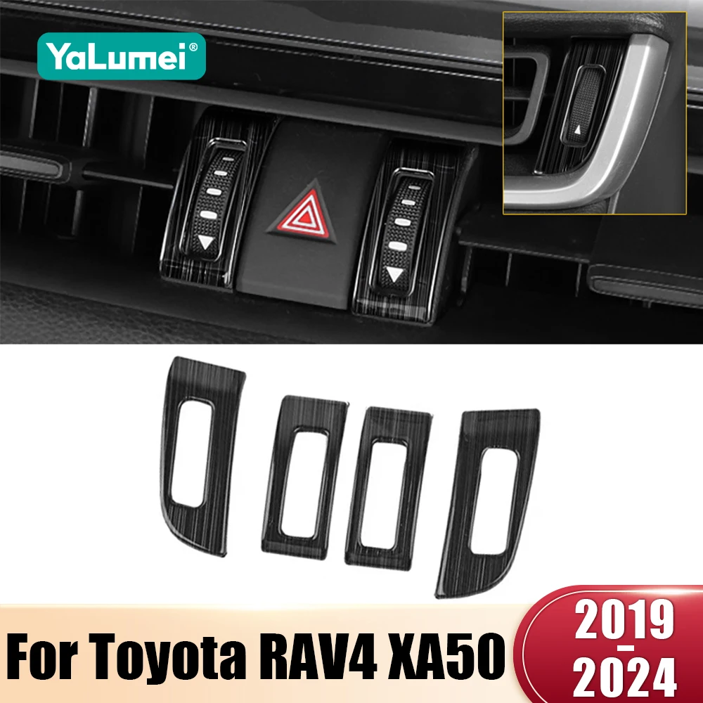 Für Toyota RAV4 2019 2020 2021 2022 2023 2024 2025 RAV 4 XA50 Auto Zentrale Klimaanlage Lüftungsauslass Abdeckung Zubehör