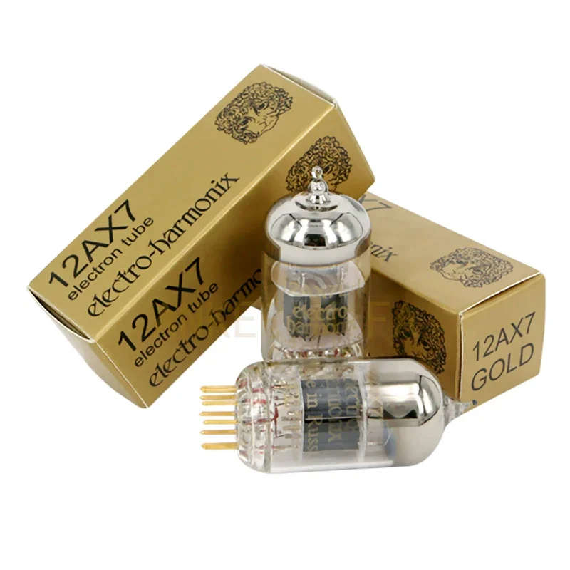 EH 12AX 7 rura próżniowa złota stopa zastępuje ECC83 6 n4 5751 12AX 7 lampa elektronowa DIY zestaw wzmacniacza zawór Audio do precyzyjnego dopasowania