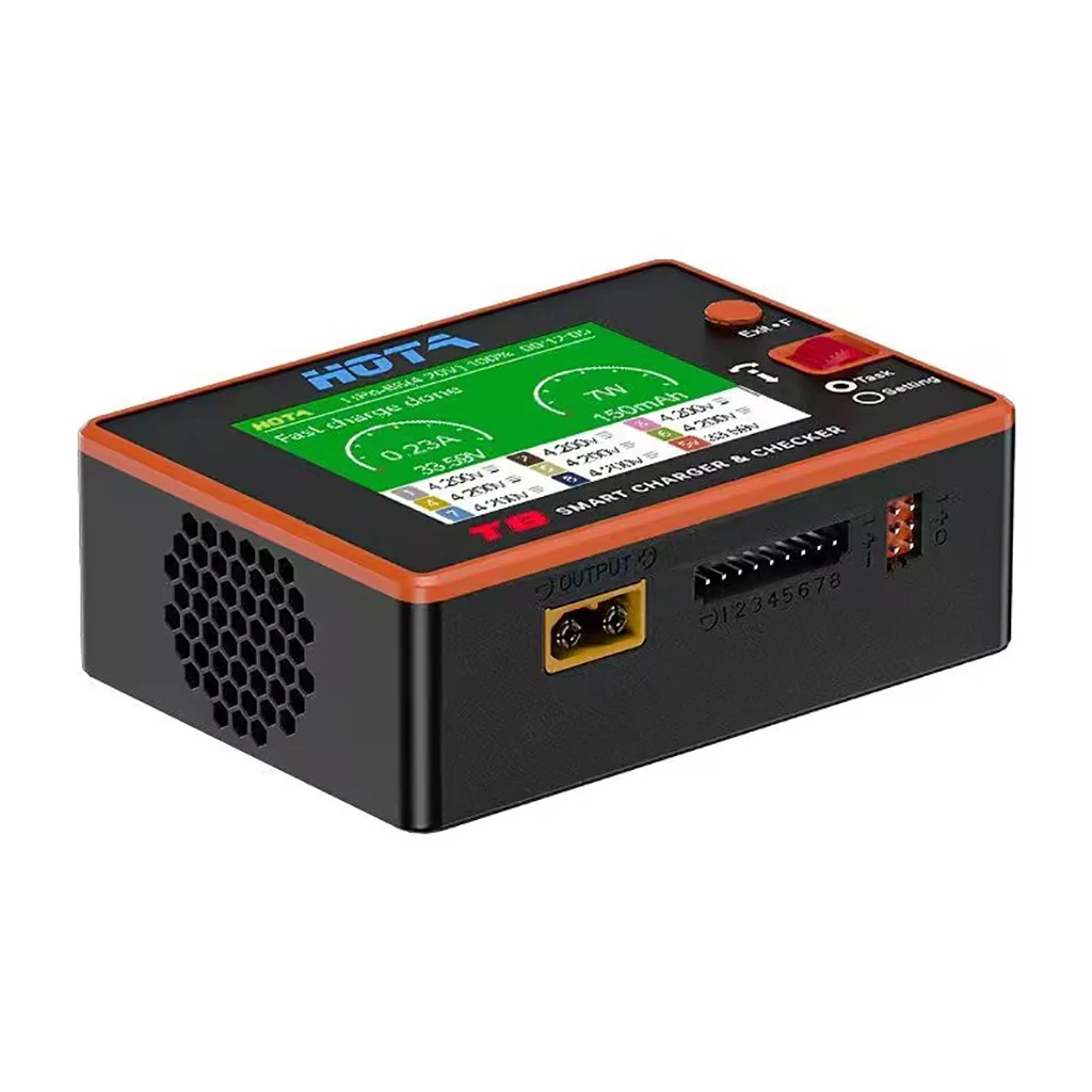 

HOTA T8 650W 22A XT60 1-8S Intelligent Charger Checker for a wide range of devices NiZn/Nicd/NiMH Battery RC Drone Spares