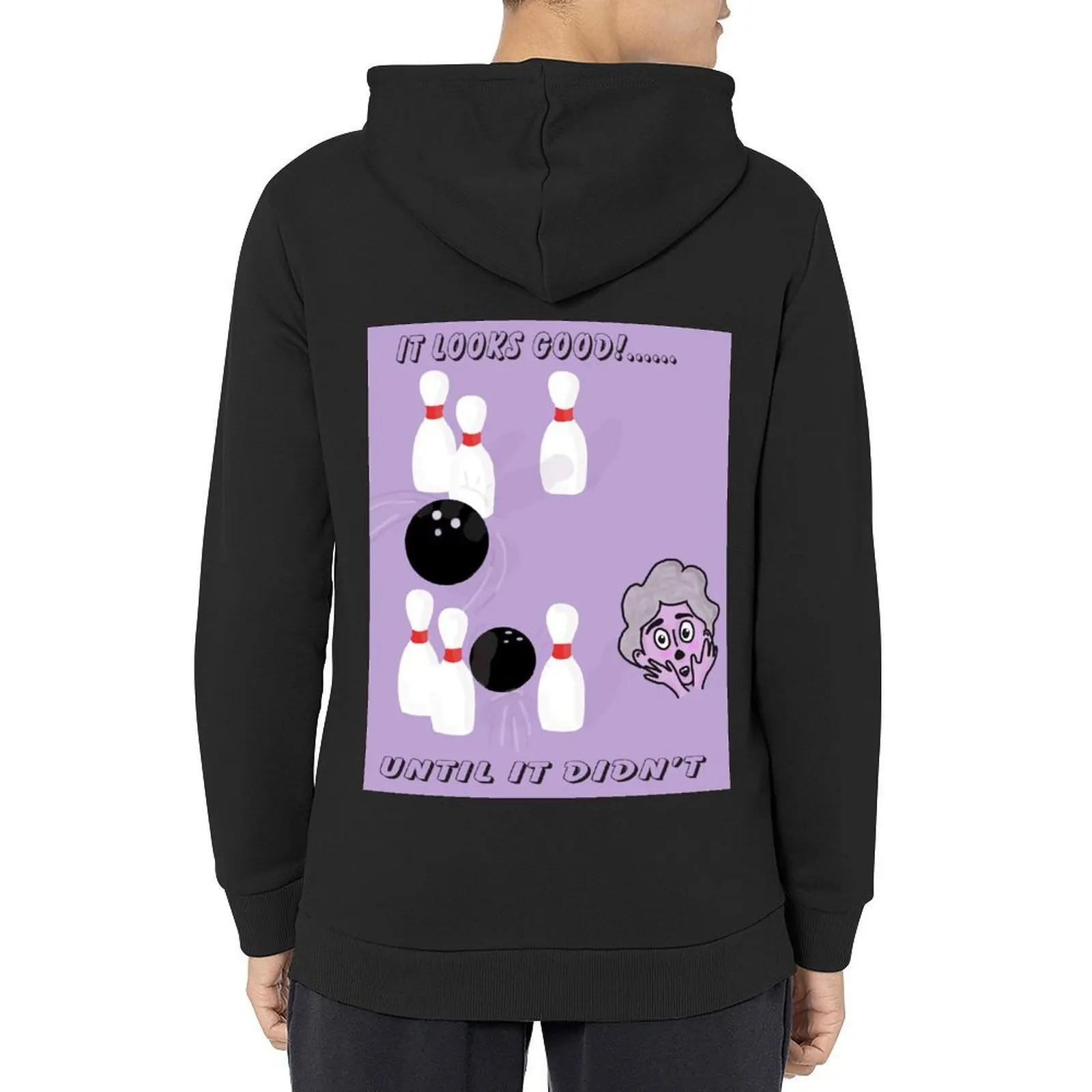 

Bowling Hoodie anime clothing men's sweat-shirt men's winter sweater korean clothes mens hoodie