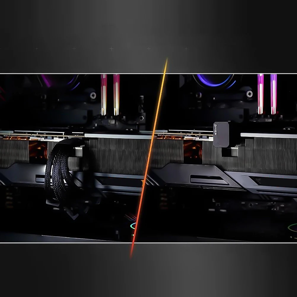 Pcie 5.0 Netzteil GPU Stecker auf Buchse 12V HPWR Adapter für 12+4pin RTX 3090Ti 4070Ti 4080 4090