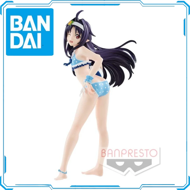 In Stock Original Bandai BANPRESTO EXQ Konno Yuuki Vibrant Summer Girl Action Figure Animation Toy Gift Model Collector Anime