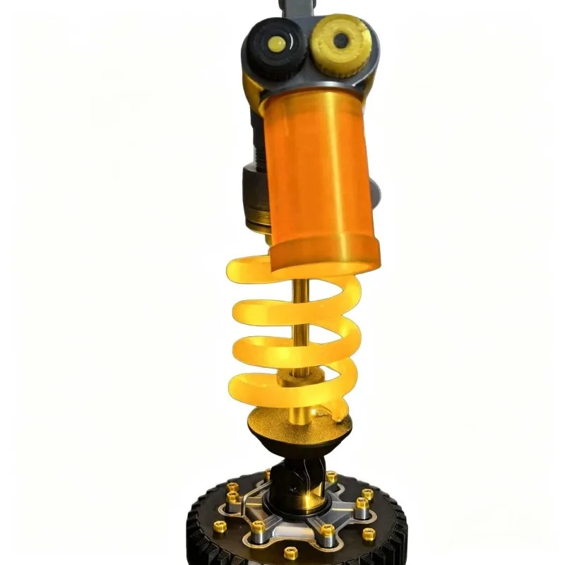 Hanging shock absorber desk lamp