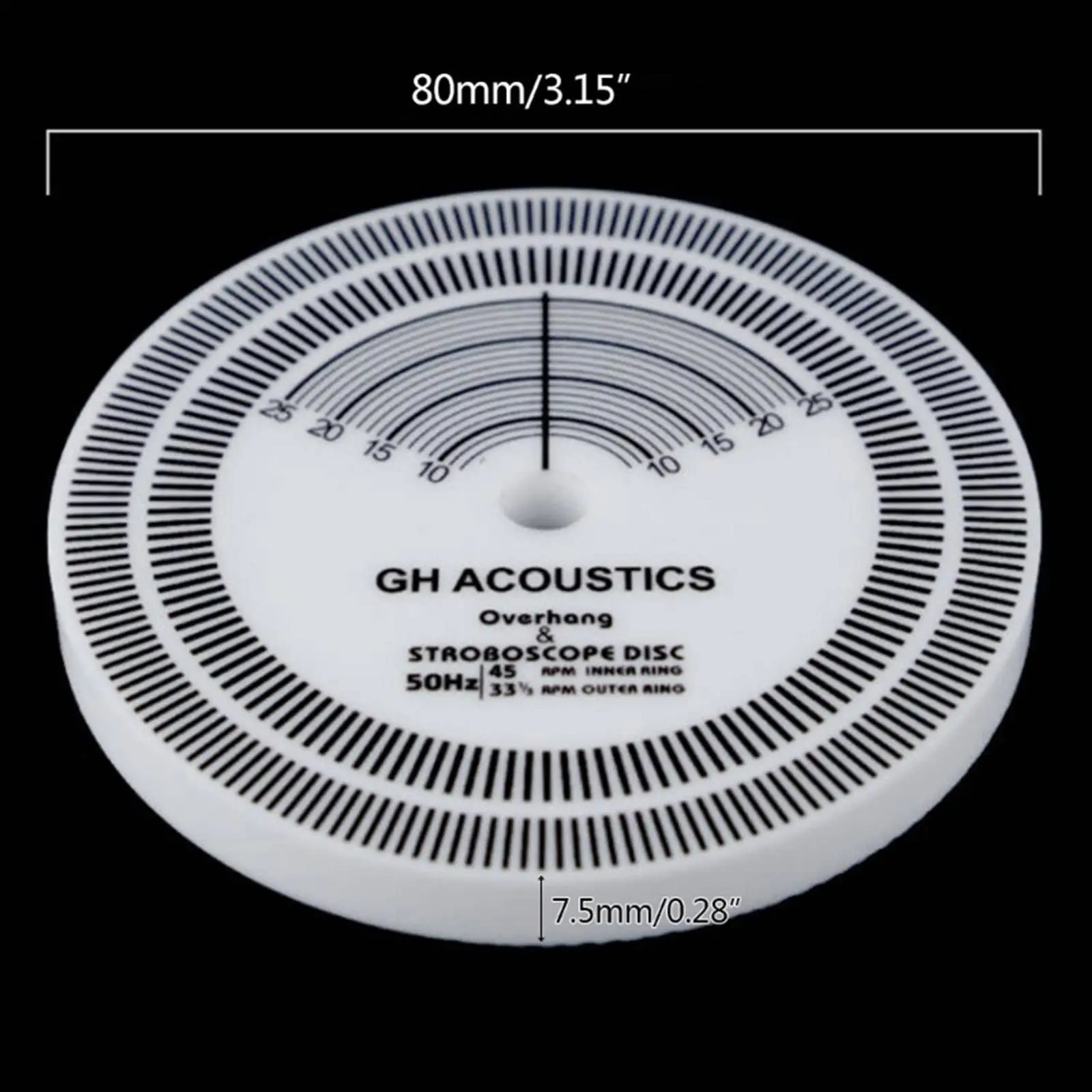 Giradischi in vinile giradischi fonografo Test Disc calibrazione per strumento di regolazione