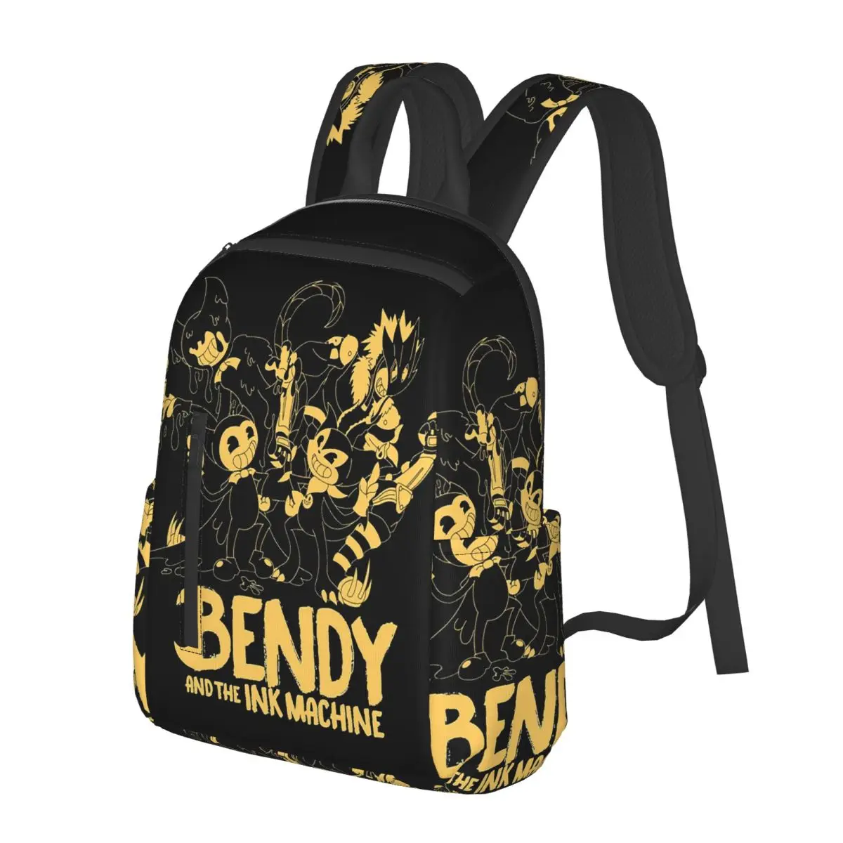 

Игры ужасов Бенди и машина чернил Студенческий рюкзак Школьная сумка для мальчиков и девочек Модная сумка для книг Сумки на плечо