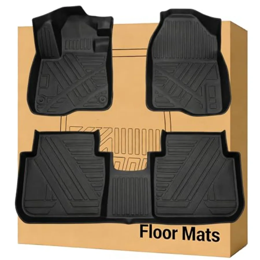 

CRV Floor Mats Compatible with 2023-2026 Honda CR-V Include Hybrid All Weather Protection Waterproof Durable Anti-Slip Odorless