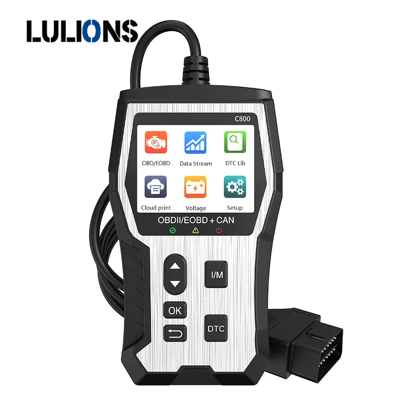 OBD2 Scanner Cloud Pringing Live Data OBDII Diagnostic 36100 Code Reader Tool For Check Engine Light Battery Voltage Testing