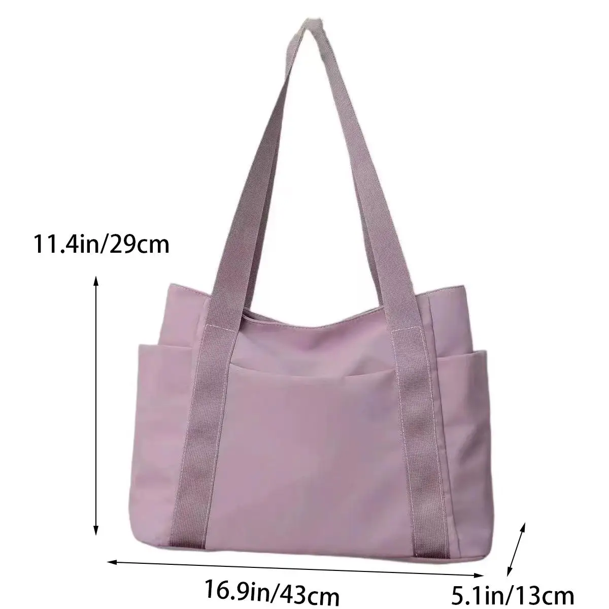 Bolso de mano de gran capacidad para mujer, bolso de hombro de nailon, bolso de viaje, bolso deportivo y de ocio