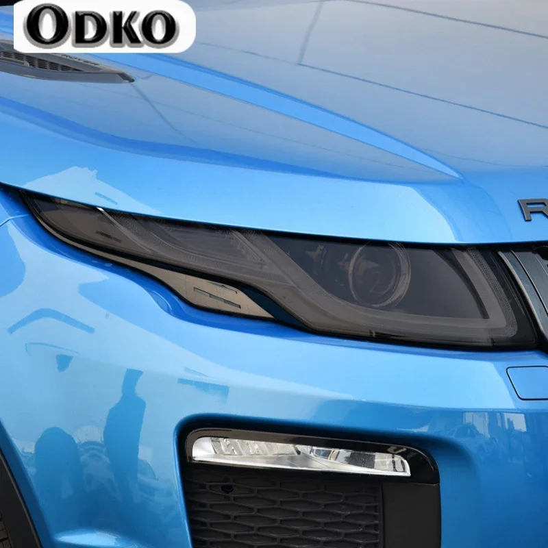 

For Range Rover Evoque L551 L538 2012-On Car Headlight Tint Black Protective Film Transparent TPU Sticker Accessories