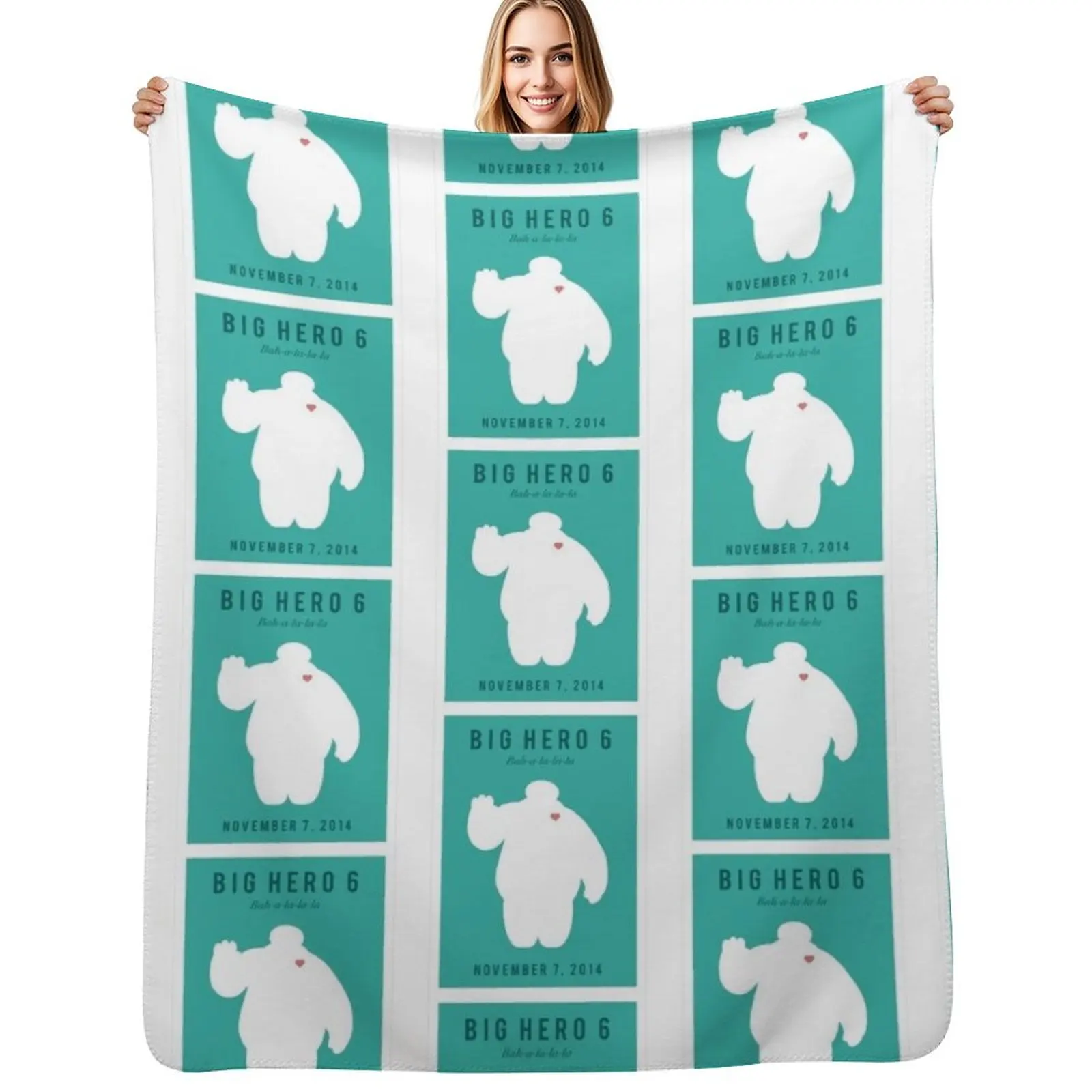 

Bah-a-la-la-la Throw Blanket Warm Accent Blanket for Living Room Decoration