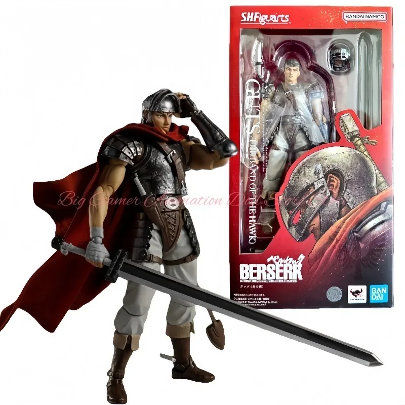 

В наличии: Оригинальная коллекционная фигурка Bandai SHFiguarts Eagle Group Guts, модель игрушки, подарок