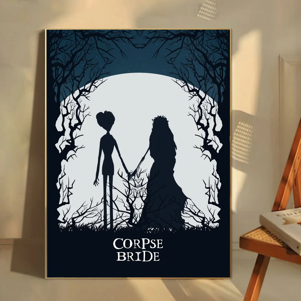 C-Corpse Bride Cartoon Classic Vintage Posters Vintage Room Home Bar Cafe Decor Nordic Home Decor