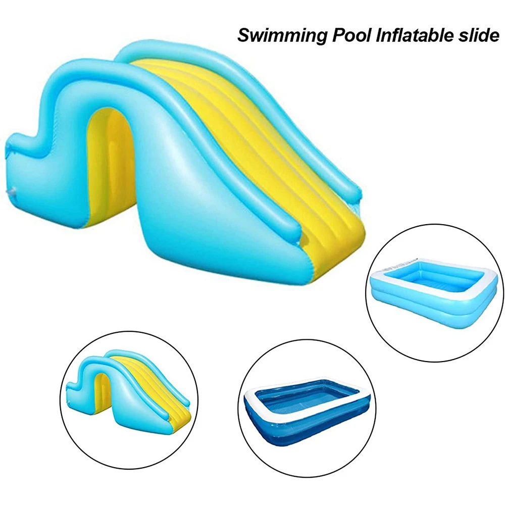 Tobogán inflable tobogán de agua inflable tobogán de piscina suministros de piscina juego de agua para niños para exteriores e interiores