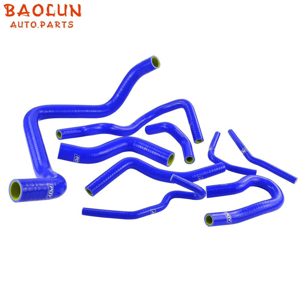 

BAOLUN Blue 9 Pcs Silicone Radiator Coolant Hose Silicone hose Kit For Honda CIVIC SOHC D15 D16 EG EK 92-00