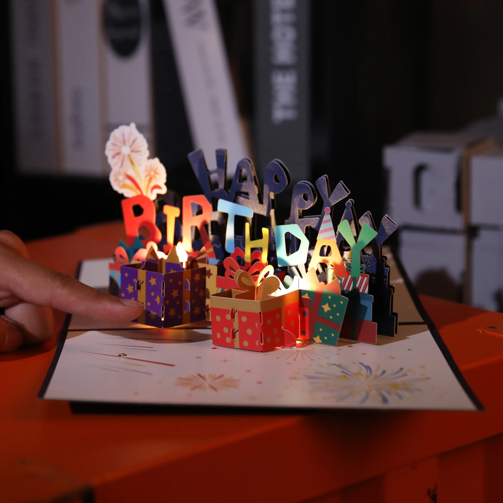 Music Birthday Card, Music Pop Up Card for Birthday Kids, 3d Musical Greeting Card Birthday Party Gift Baby Shown