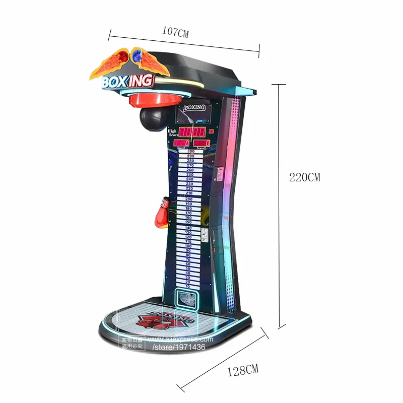 Cheap Price Game Room Boxing Punch Machine Sport Amusement Park Equipment Token Coin Operated Tickets Redemption Arcade Machines