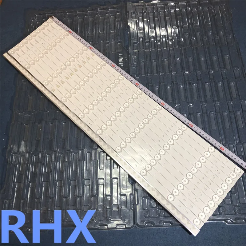 50ชิ้น/ล็อต775มม.10led 3V อลูมิเนียม100% ใหม่ทีวีจอแอลซีดี Backlight บาร์สำหรับ Hisense Changhong ใหม่ Konka ซ่อม