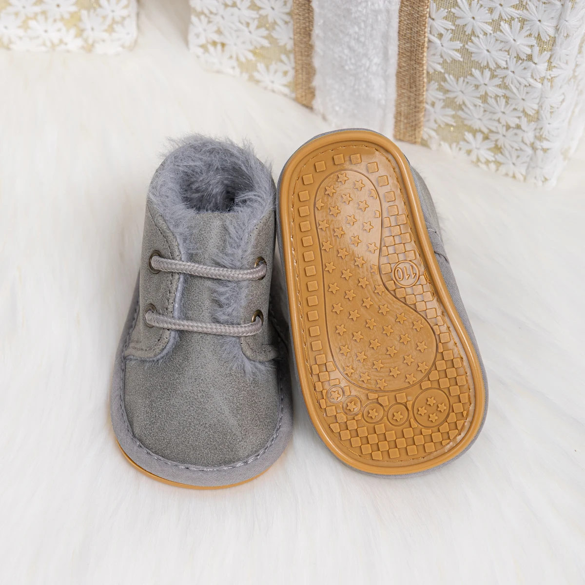 Mới Tuyết Baby Booties Shoes Bé Trai Bé Gái Giày Cũi Giày Mùa Đông Ấm Cotton Chống Trơn Trượt Sơ Sinh Cho Bé đầu Tiên Xe Tập Đi Giày