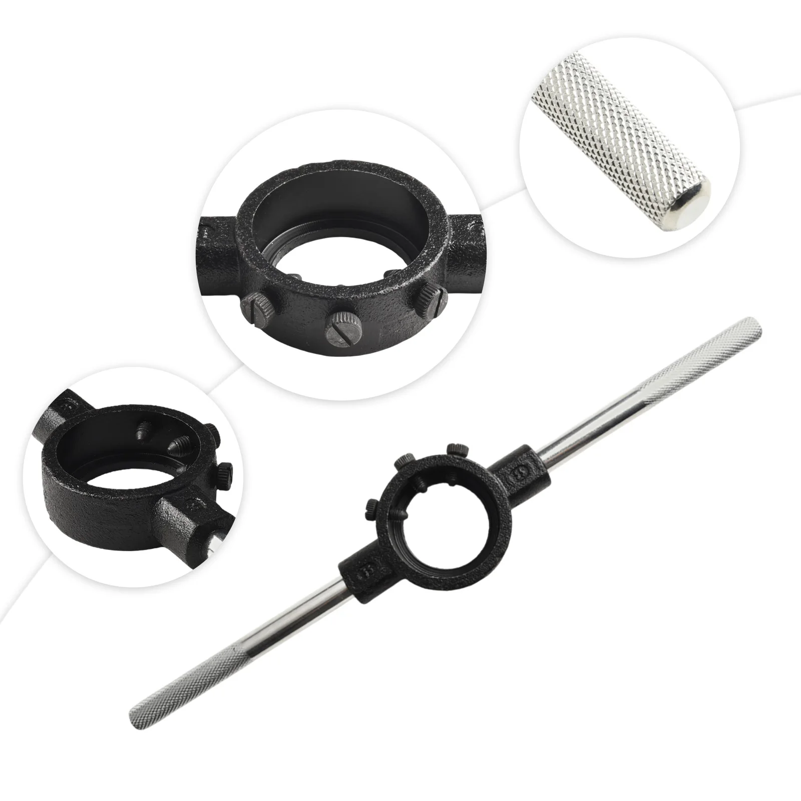 1 шт., круглая ручка, круглый шлифовальный ключ, круглая ручка, рамка для штамповки, инструменты для нарезки резьбы M1-M27 12-55, инструменты для нарезки резьбы