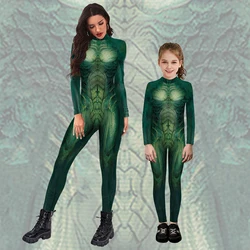 Halloween Animal 3D Print Snake Cosplay Costume Adult Kids Zentai Bodysuits Carnival Party Stage Performance Matching Outfit Set