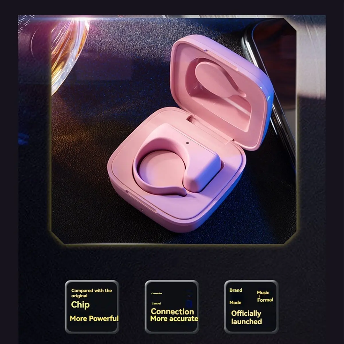 Dynamic Bluetooth Remote Page Turner Fingertip Video Controller - Remote Control Scrolling Accessory Pink