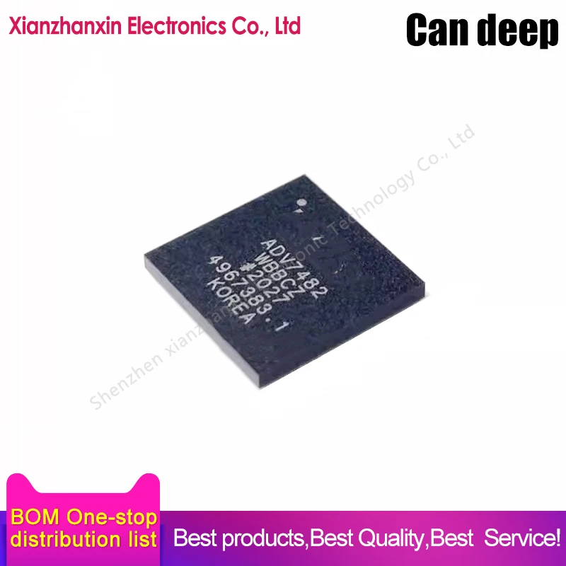 1pcs/lot ADV7482WBBCZ ADV7482 7482WBBCZ BGA100 Converter chip in stock