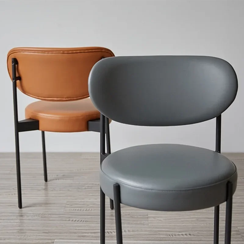 Internet celebrity dining chair home, light luxury backrest desk chair