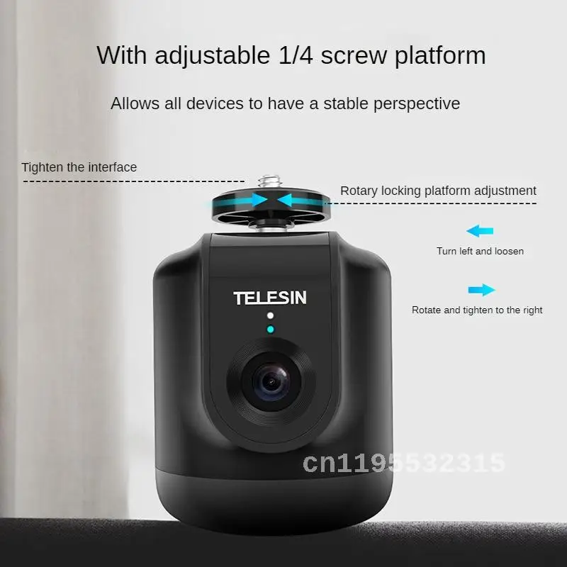 360 ° Intelligente Tracking Gimbal Camera Ai Gezichtsherkenning Accessoires Geschikt Voor Sportcamera 'S, Mini Dslr Telefoons