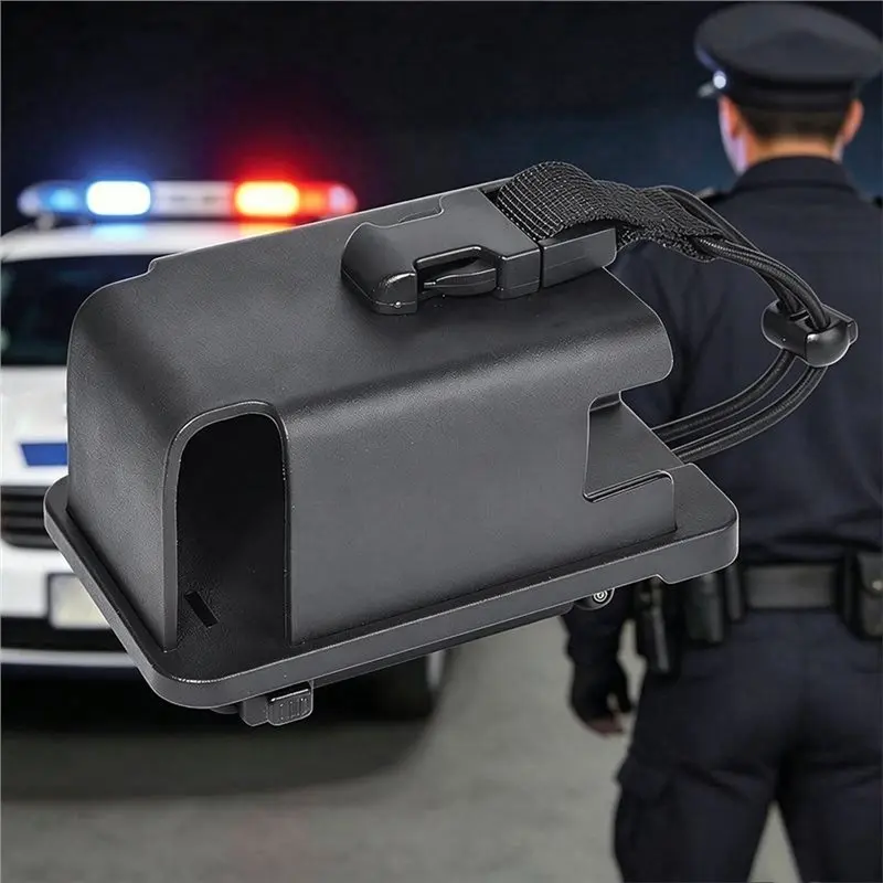 A97I-Duty Belt Radio Holster, Compact Quick-Release Walkie Talkie Holder For Tactical Vest For Adventurers, First Responders