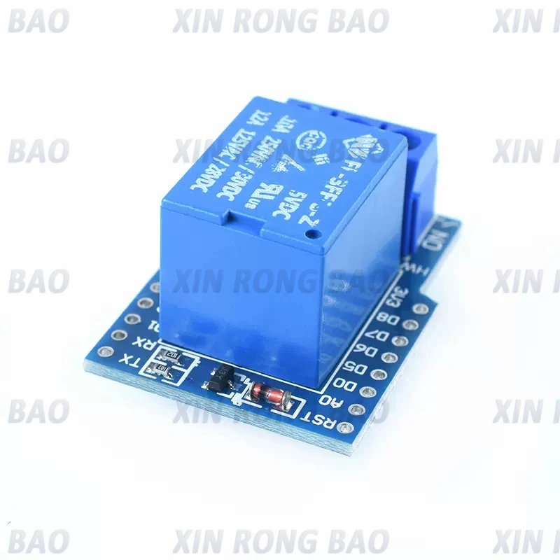 1PCS Wemos D1 Mini One Channel Relay Shield Module ESP8266 Development Board for Home Automation And IoT Projects